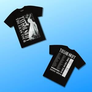 Taylor Swift The Eras Tour TTPD Live Photo Setlist T-Shirt Small